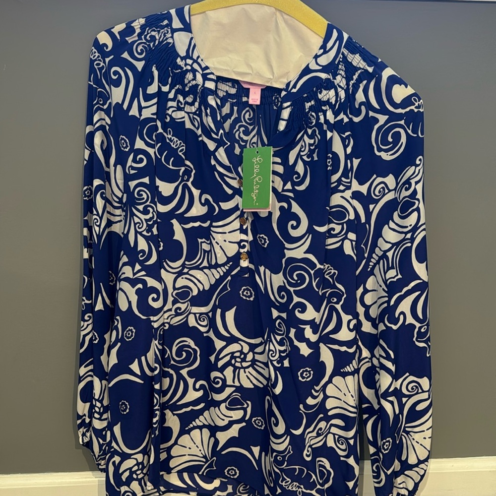 Lilly Pulitzer size Large Elsa Blouse